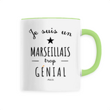 Mug - Un Marseillais trop Génial - 6 Coloris - Cadeau Original - Cadeau Personnalisable - Cadeaux-Positifs.com -Unique-Vert-