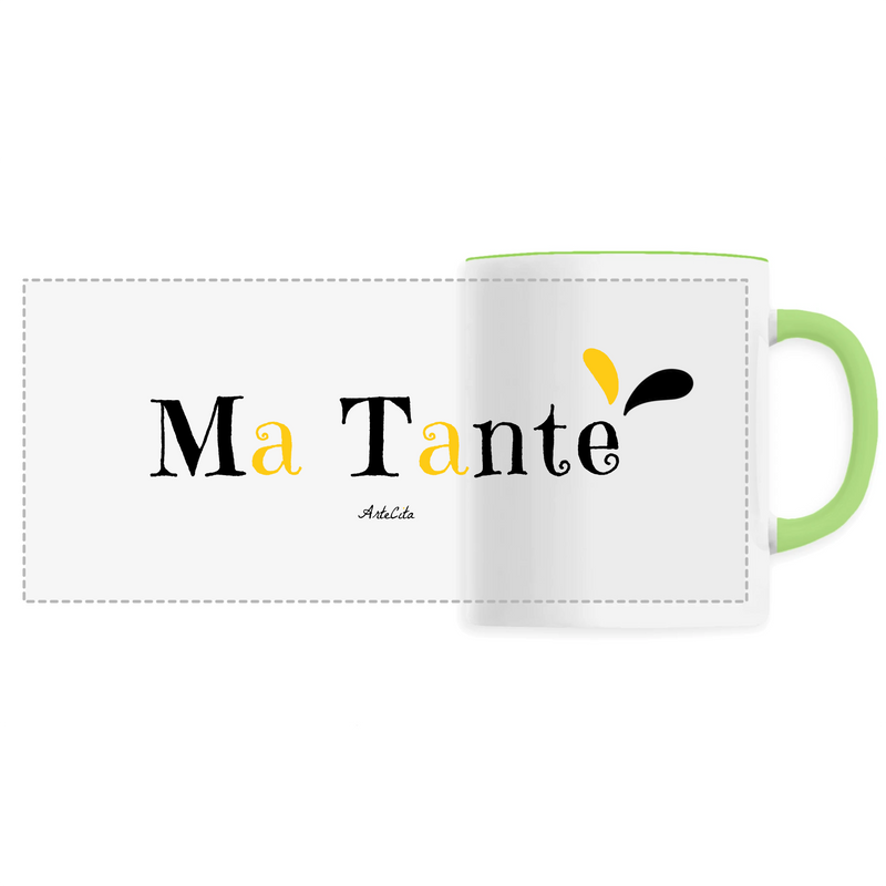 Cadeau anniversaire : Mug - Ma Tante - 6 Coloris - Cadeau Original - Cadeau Personnalisable - Cadeaux-Positifs.com -Unique-Vert-