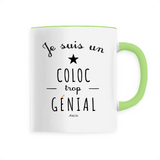 Mug - Un Coloc trop Génial - 6 Coloris - Cadeau Original - Cadeau Personnalisable - Cadeaux-Positifs.com -Unique-Vert-