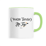 Mug à Personnaliser - XXX au Top - 6 Coloris - Cadeau Personnalisable - Cadeau Personnalisable - Cadeaux-Positifs.com -Vert-