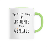Mug - Une Adjointe trop Géniale - 6 Coloris - Cadeau Original - Cadeau Personnalisable - Cadeaux-Positifs.com -Unique-Vert-