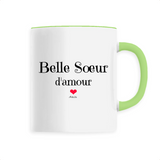 Mug - Belle Soeur d'amour - 6 Coloris - Cadeau Original - Cadeau Personnalisable - Cadeaux-Positifs.com -Unique-Vert-