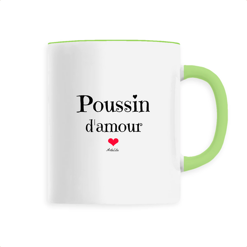 Cadeau anniversaire : Mug - Poussin d'amour - 6 Coloris - Cadeau Original - Cadeau Personnalisable - Cadeaux-Positifs.com -Unique-Vert-