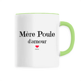 Mug - Mère Poule d'amour - 6 Coloris - Cadeau Original - Cadeau Personnalisable - Cadeaux-Positifs.com -Unique-Vert-