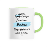 Mug - Merci, tu es un Binôme trop Génial - 6 Coloris - Unique - Cadeau Personnalisable - Cadeaux-Positifs.com -Unique-Vert-