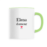 Mug - Elena d'amour - 6 Coloris - Cadeau Original & Unique - Cadeau Personnalisable - Cadeaux-Positifs.com -Unique-Vert-