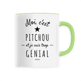 Mug - Pitchou est trop Génial - 6 Coloris - Cadeau Original - Cadeau Personnalisable - Cadeaux-Positifs.com -Unique-Vert-