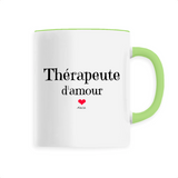 Mug - Thérapeute d'amour - 6 Coloris - Cadeau Original & Unique - Cadeau Personnalisable - Cadeaux-Positifs.com -Unique-Vert-