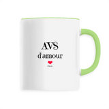 Mug - AVS d'amour - 6 Coloris - Cadeau Original & Tendre - Cadeau Personnalisable - Cadeaux-Positifs.com -Unique-Vert-