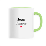 Mug - Jean d'amour - 6 Coloris - Cadeau Original & Tendre - Cadeau Personnalisable - Cadeaux-Positifs.com -Unique-Vert-
