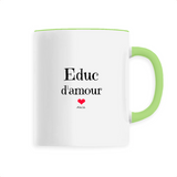 Mug - Educ d'amour - 6 Coloris - Cadeau Original - Cadeau Personnalisable - Cadeaux-Positifs.com -Unique-Vert-