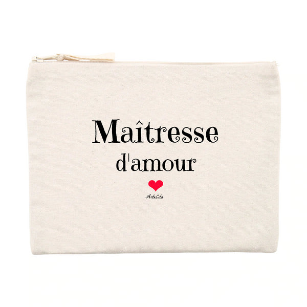 Pochette - Maîtresse d'amour - Matières recyclées - Cadeau Unique - Cadeau Personnalisable - Cadeaux-Positifs.com -Unique-Beige-