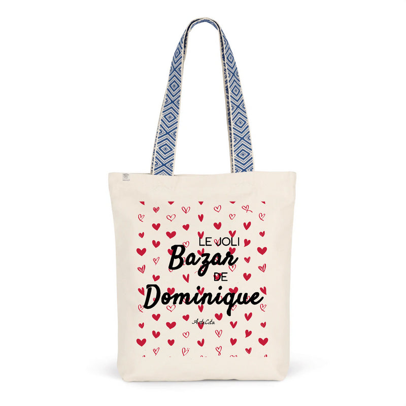 Cadeau anniversaire : Tote Bag Premium - Le joli Bazar de Dominique - 2 Coloris - Durable - Cadeau Personnalisable - Cadeaux-Positifs.com -Unique-Bleu-