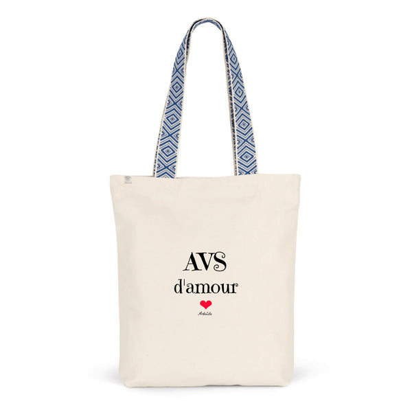 Tote Bag Premium - AVS d'amour - 2 Coloris - Cadeau Durable - Cadeau Personnalisable - Cadeaux-Positifs.com -Unique-Bleu-