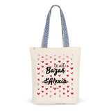 Tote Bag Premium - Le joli Bazar d'Alexia - 2 Coloris - Cadeau Durable - Cadeau Personnalisable - Cadeaux-Positifs.com -Unique-Bleu-