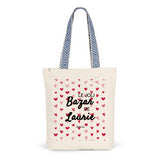 Tote Bag Premium - Le joli Bazar de Laurie - 2 Coloris - Durable - Cadeau Personnalisable - Cadeaux-Positifs.com -Unique-Bleu-