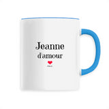 Mug - Jeanne d'amour - 6 Coloris - Cadeau Original & Tendre - Cadeau Personnalisable - Cadeaux-Positifs.com -Unique-Bleu-
