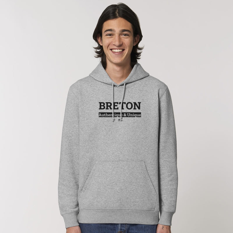 Cadeau anniversaire : Sweat à Capuche - Breton - Coton Bio - 5 Coloris - Cadeau Original - Cadeau Personnalisable - Cadeaux-Positifs.com -XS-Blanc-