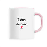 Mug - Lény d'amour - 6 Coloris - Cadeau Original & Tendre - Cadeau Personnalisable - Cadeaux-Positifs.com -Unique-Rose-