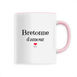 Mug - Bretonne d'amour - 6 Coloris - Cadeau Original & Tendre - Cadeau Personnalisable - Cadeaux-Positifs.com -Unique-Rose-