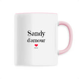 Mug - Sandy d'amour - 6 Coloris - Cadeau Original & Tendre - Cadeau Personnalisable - Cadeaux-Positifs.com -Unique-Rose-