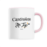 Mug - Cantinière au Top - 6 Coloris - Cadeau Original - Cadeau Personnalisable - Cadeaux-Positifs.com -Unique-Rose-