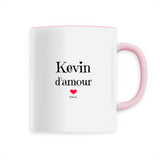 Mug - Kevin d'amour - 6 Coloris - Cadeau Original & Tendre - Cadeau Personnalisable - Cadeaux-Positifs.com -Unique-Rose-