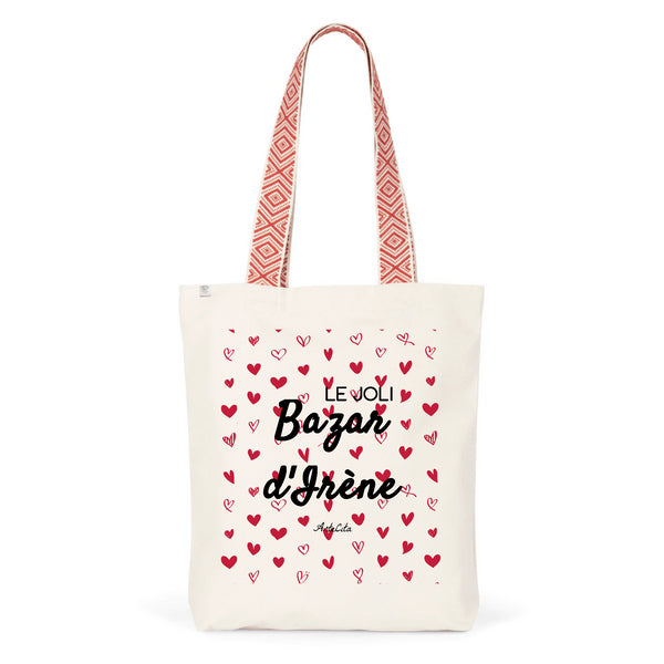 Tote Bag Premium - Le joli Bazar d'Irène - 2 Coloris - Durable - Cadeau Personnalisable - Cadeaux-Positifs.com -Unique-Rouge-