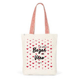Tote Bag Premium - Le joli Bazar de Véro - 2 Coloris - Durable - Cadeau Personnalisable - Cadeaux-Positifs.com -Unique-Rouge-