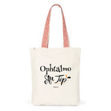 Tote Bag Premium - Ophtalmo au Top - 2 Coloris - Cadeau Durable - Cadeau Personnalisable - Cadeaux-Positifs.com -Unique-Rouge-