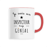 Mug - Un Inspecteur trop Génial - 6 Coloris - Cadeau Original - Cadeau Personnalisable - Cadeaux-Positifs.com -Unique-Rouge-
