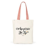 Tote Bag Premium - Orthoptiste au Top - 2 Coloris - Cadeau Durable - Cadeau Personnalisable - Cadeaux-Positifs.com -Unique-Rouge-