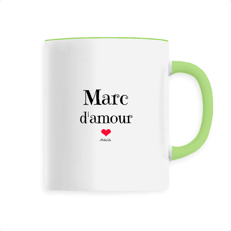 Cadeau anniversaire : Mug - Marc d'amour - 6 Coloris - Cadeau Original & Tendre - Cadeau Personnalisable - Cadeaux-Positifs.com -Unique-Vert-