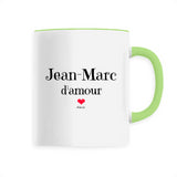 Mug - Jean-Marc d'amour - 6 Coloris - Cadeau Original & Tendre - Cadeau Personnalisable - Cadeaux-Positifs.com -Unique-Vert-