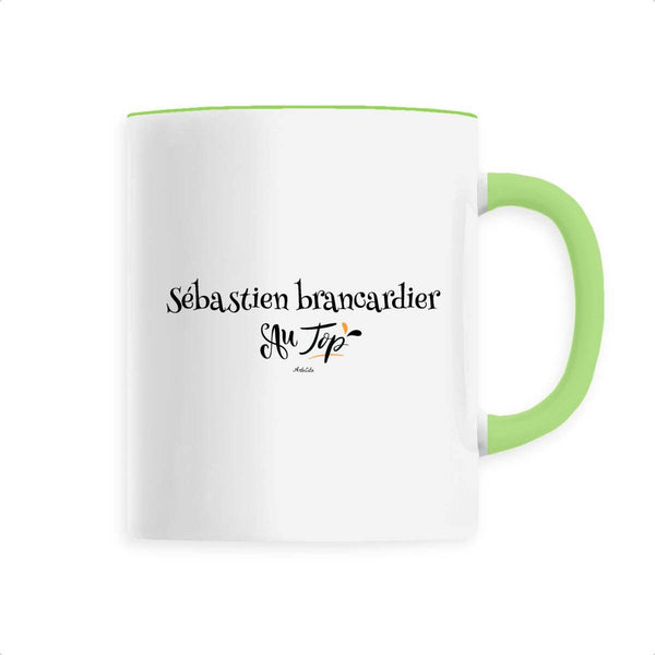 Mug - Sébastien Brancardier au Top - 6 Coloris - Cadeau Original - Cadeau Personnalisable - Cadeaux-Positifs.com -Vert-