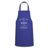 Tablier - Une Maman trop Géniale - 7 Coloris - Cadeau Original - Cadeau Personnalisable - Cadeaux-Positifs.com -bleu royal-