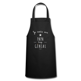 Tablier - Un Papa trop Génial - 7 Coloris - Cadeau Original - Cadeau Personnalisable - Cadeaux-Positifs.com -noir-