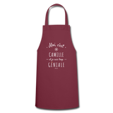 Tablier - Camille est trop Géniale - 7 Coloris - Cadeau Original - Cadeau Personnalisable - Cadeaux-Positifs.com -bordeaux-