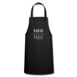 Tablier - Maman Poule - 7 Coloris - Cadeau Original - Cadeau Personnalisable - Cadeaux-Positifs.com -noir-