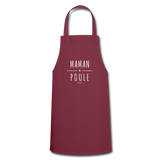 Tablier - Maman Poule - 7 Coloris - Cadeau Original - Cadeau Personnalisable - Cadeaux-Positifs.com -bordeaux-