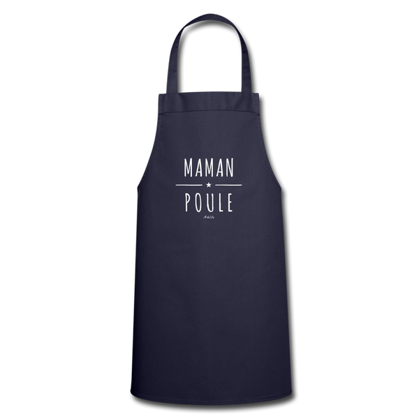 Tablier - Maman Poule - 7 Coloris - Cadeau Original - Cadeau Personnalisable - Cadeaux-Positifs.com -marine-