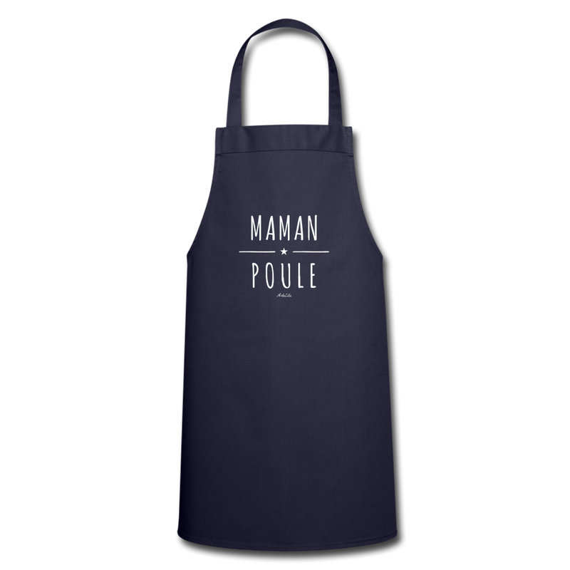 Cadeau anniversaire : Tablier - Maman Poule - 7 Coloris - Cadeau Original - Cadeau Personnalisable - Cadeaux-Positifs.com -marine-