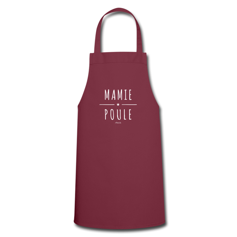 Cadeau anniversaire : Tablier - Mamie Poule - 7 Coloris - Cadeau Original - Cadeau Personnalisable - Cadeaux-Positifs.com -bordeaux-