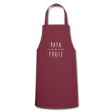 Tablier - Papa Poule - 7 Coloris - Cadeau Original - Cadeau Personnalisable - Cadeaux-Positifs.com -bordeaux-