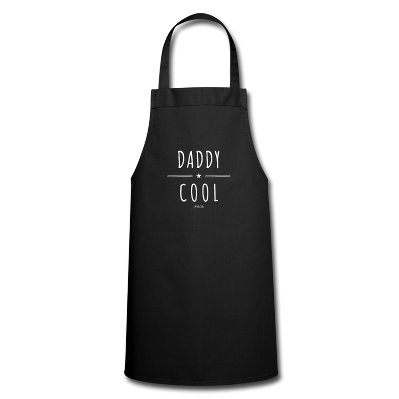 Cadeau anniversaire : Tablier - Daddy Cool - 7 Coloris - Cadeau Original - Cadeau Personnalisable - Cadeaux-Positifs.com -noir-