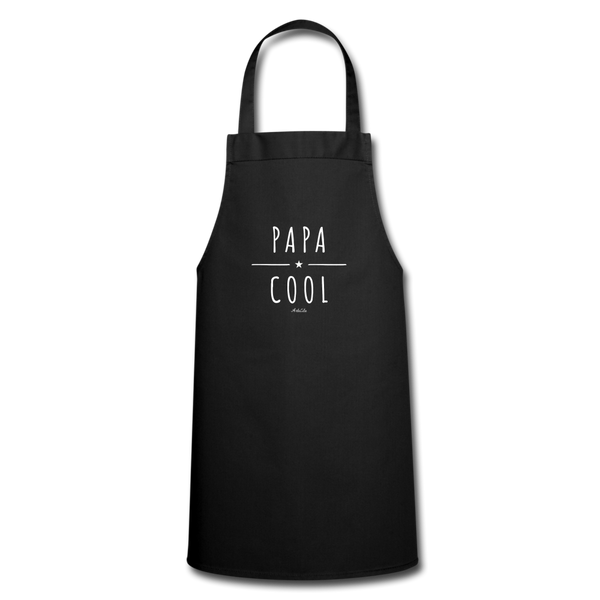 Tablier - Papa Cool - 7 Coloris - Cadeau Original - Cadeau Personnalisable - Cadeaux-Positifs.com -noir-