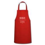 Tablier - Maman Cool - 7 Coloris - Cadeau Original - Cadeau Personnalisable - Cadeaux-Positifs.com -rouge-
