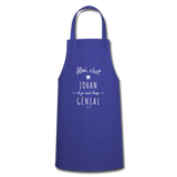 Tablier - Johan est trop Génial - 7 Coloris - Cadeau Original - Cadeau Personnalisable - Cadeaux-Positifs.com -bleu royal-