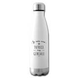 Bouteille isotherme - Une Tutrice trop Géniale - Cadeau Durable - Cadeau Personnalisable - Cadeaux-Positifs.com -blanc-