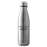 Bouteille isotherme - Appelle-moi Bichette - Cadeau Durable - Cadeau Personnalisable - Cadeaux-Positifs.com -silver-